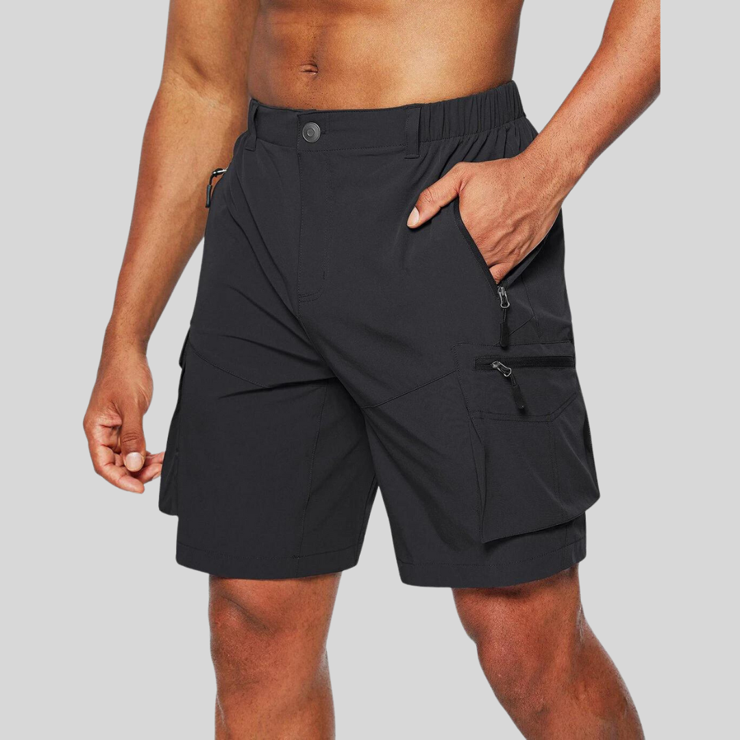 Herren Cargoshorts In Grau