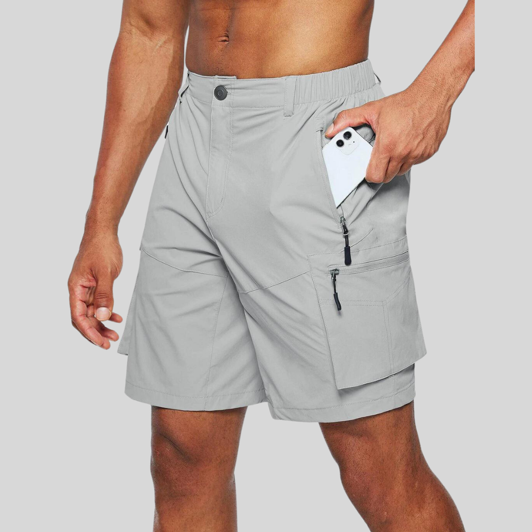 Herren Cargoshorts In Grau