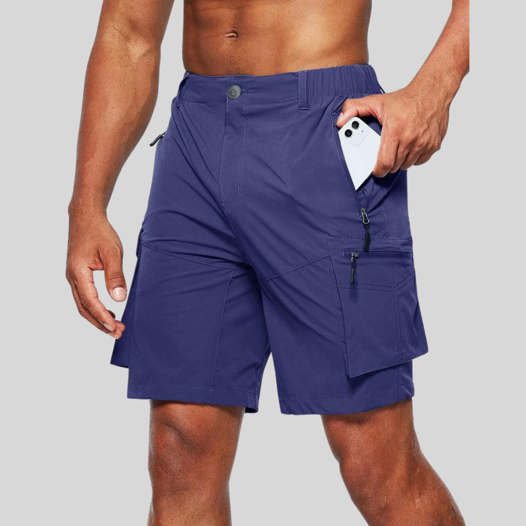 Herren Cargoshorts In Grau